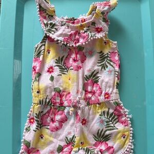 Floral romper - 12 months